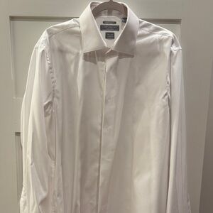 Elegant White Dress Shirt for Men